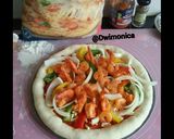 Foto langkah ke 6 dari resep Pizza jumbo | pizza panggang oven| pizza hut.