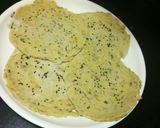 A picture of step 6 of Moong dal lachchha paratha.