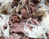 Foto langkah ke 1 dari resep Rice bowl beef teriyaki dirumah aja.