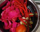 Foto langkah ke 2 dari resep Saos Kulit Buah Naga.
