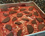 Foto langkah ke 6 dari resep Red Velvet Oreo Fudgy Brownies🇺🇸 #dessert.