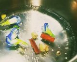 A picture of step 1 of Blue Tea - Aparajita flower tea.