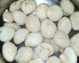 A picture of step 7 of Fried Lentil Fritters In Yoghurt Sauce.