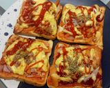 รูปขั้นตอนการทำที่ 2 ของ ปังพิซซ่า 🍕🍕