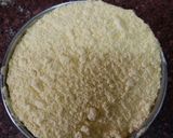 A picture of step 2 of Makki ki roti.