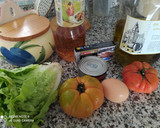 Foto del paso 1 de la receta: Ensalada de la huerta murciana y aceite de Olesa de Montserrat