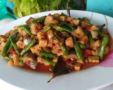 Foto langkah ke 2 dari resep Tumis tempe tauco (mix kacang panjang & terong).