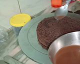 चॉकलेट चोको चिप्स केक (chocolate choco chips cake recipe in hindi) रेसिपी चरण 12 फोटो