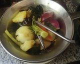Une image de l'étape 8 de Soupe au 10 légumes vegan soupe.