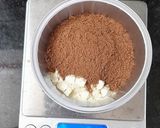 Hình bước làm 2 của món Thạch rau câu 3 màu mix Bí đỏ + sữa + milo (Nắng sữa Milo)