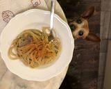Foto del passaggio 7 della ricetta Spaghetti mantecati con cipolla di Tropea acciughe e prezzemolo