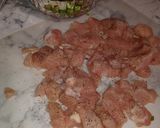 A picture of step 1 of Creamy Chicken Tortelloni Soup.
