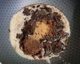 A picture of step 2 of Unsidedown apple Cake.