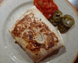 Une image de l'étape 4 de Tortilla légère : jambon, chou, champignons, tomates cerises.