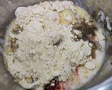A picture of step 1 of Drumstick kadhi.