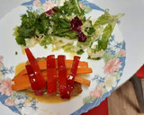 Foto del paso 6 de la receta: Rape con salsa de limón, ensalada y verduras