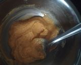 A picture of step 4 of Paneer tikka masala with cheese naan.