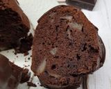 Foto del passaggio 9 della ricetta Bundt cake al cioccolato e pere al rum 🍐🍫
