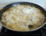 Foto del paso 17 de la receta Rape con salsa de hígado de rape, calabacín y puerro