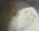 A picture of step 6 of Kulfi flavoured tres letches cake.