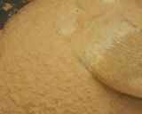 A picture of step 1 of Besan til laddu gramflour sesame laddoo).