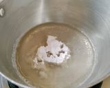 A picture of step 3 of Woon Mamuang (Mango Coconut jelly cubes).