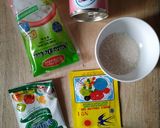 Foto langkah ke 1 dari resep Puding Cocopandan Sirsak Nata de coco.