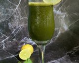 A picture of step 3 of Mint and Lime juice.