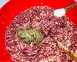 Foto del paso 7 de la receta: Budín de arroz rojo y queso