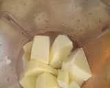 A picture of step 2 of Blended pounded yam and stew.
