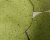A picture of step 2 of #Spinach pooris#post 50th.