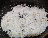 A picture of step 2 of Chotu nariyal ladoos (mini coconut Ladoo).