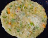 A picture of step 4 of Protein packed Moong and masoor dal Chilla.