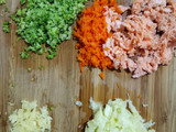 Capcay Salmon (MPASI 10 bulan)
