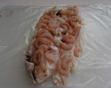 Foto del paso 9 de la receta Carpaccio de merluza y gambas rojas