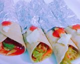 A picture of step 4 of Mix Veg Wrap.