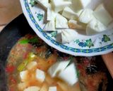 Foto langkah ke 4 dari resep Gulai Jantung Pisang dan Putih Telur.