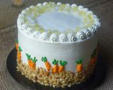 Gambar langkah 12 resipi Carrot Cake.
