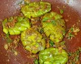 A picture of step 5 of Parwal Masala Fry.