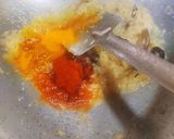 A picture of step 4 of Cabbage malai curry.