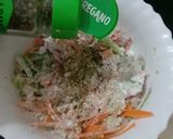 A picture of step 4 of Quinoa, cucumber salad with curd.