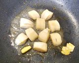 A picture of step 2 of XO Sauce Asparagus with Shrimp and Scallops.