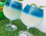 A picture of step 5 of Fizzy blue.