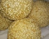 Foto langkah ke 5 dari resep Onde onde isi kacang hijau.