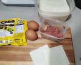 Foto langkah ke 1 dari resep Roti Tawar Panggang Isi.