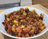 Foto del paso 8 de la receta: Cuscús aromático de coliflor al curry, con manzana y salsa de moras