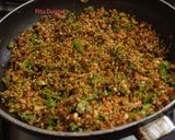 A picture of step 3 of Khichdi Sev Roll.