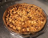 Une image de l'étape 11 de Tarte pommes, caramel, orange et fruits secs (pâte brisée aux fruits secs).