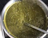 A picture of step 5 of Sarson Da Saag.