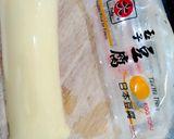 Hình bước làm 1 của món Đậu hũ trứng cuộn rong biển tẩm bột chiên sốt teriyaki